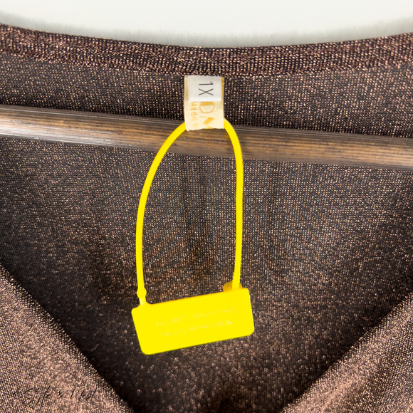 Women's Sparkle Sequin Formal Cocktail Holiday Dress Glitter Luxe Coquette 1X - Picture 4 of 7